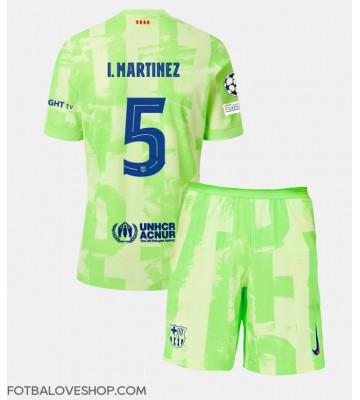 Barcelona Inigo Martinez #5 Dětské Alternativní Dres 2024-25 Krátký Rukáv (+ trenýrky)